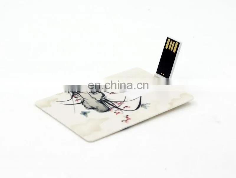 Christmas gifts Custom Logo Promotional thin blank visa Business Credit Card usb flash drive