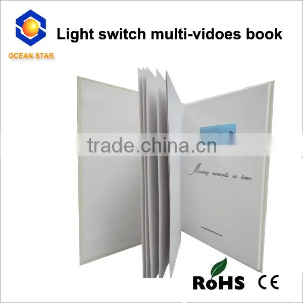 multipage advertising Video brochure/Video in print/Video book