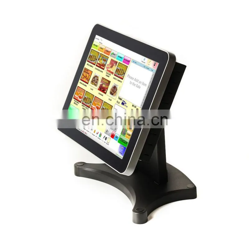 12 inch Ture Flat Screen All-In-One Pos Win10 System Terminal Computer Pc Capacitive Touch Screen