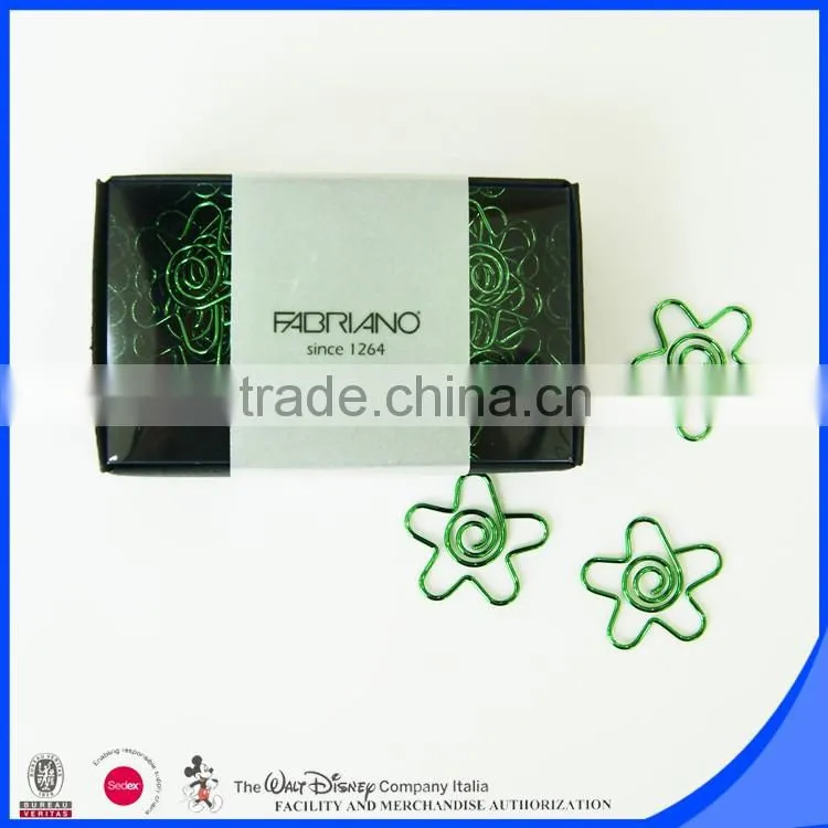 Best popular colorful plated custom paper clip paper box package