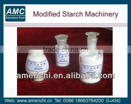Modify starch processing machinery