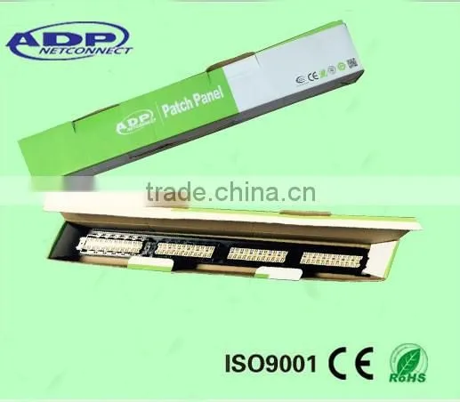 19" UTP rj45 CAT5e cat6 24 Port Patch Panel