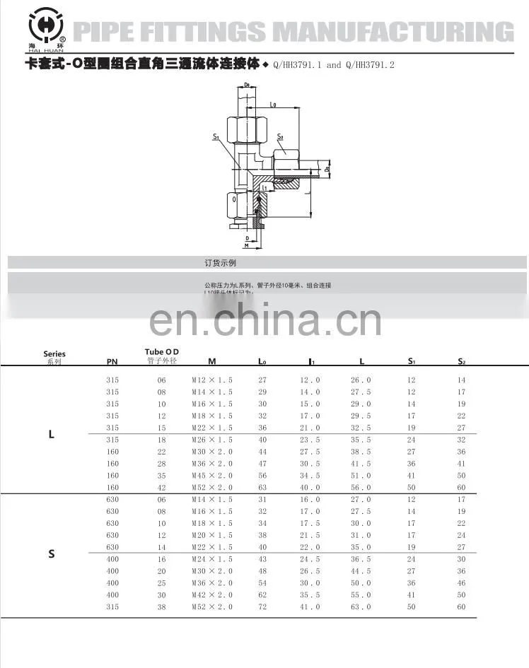 Bulkhead Swivel Male Run Tee Compression Equal Tee Fitting Double Ferrules Stainless Steel Tube Fittings