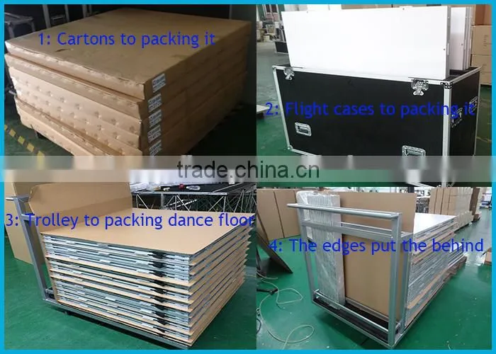 2015 ACS Luxury wood dance floor for event decoration