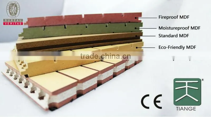 Auditorium Perforated Wooden wall and ceiling Acoustic Panel