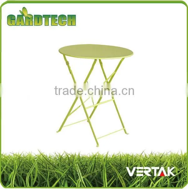 Garden outdoor folding metal bistro set
