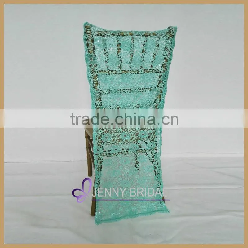 C305A Wholesale Cheap Chair Covers Sequin Wedding Folding Chair Covers