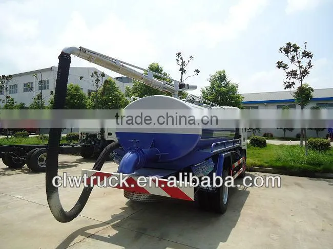 Dongfeng 3000L to 4000L fecal suction truck