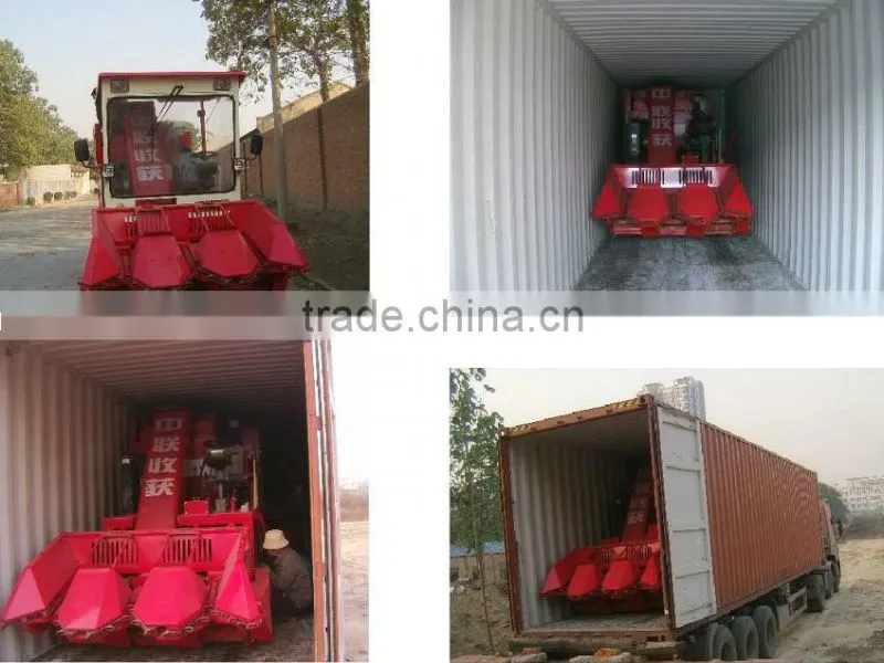 2014 most popular mini corn combine harvester