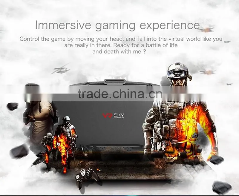 2016 latest virtual reality headset 3D VR box/ 3d video glasses player Google player CX-V3