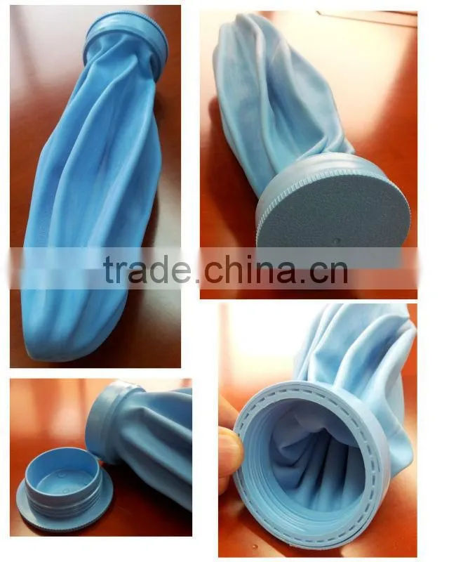 Latex flocked ice bag