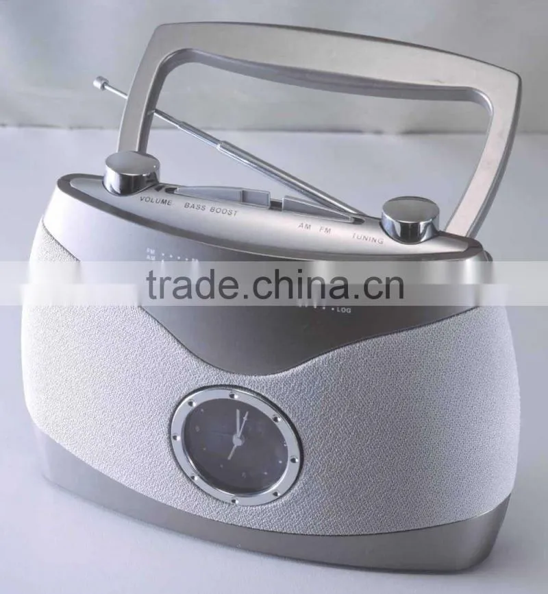 Top Selling AM FM Analogue Alarm Clock Portable Radio