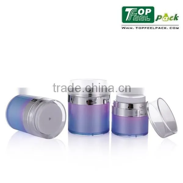 High quality acrylic airless pump jar for cream 15g/30g/50g