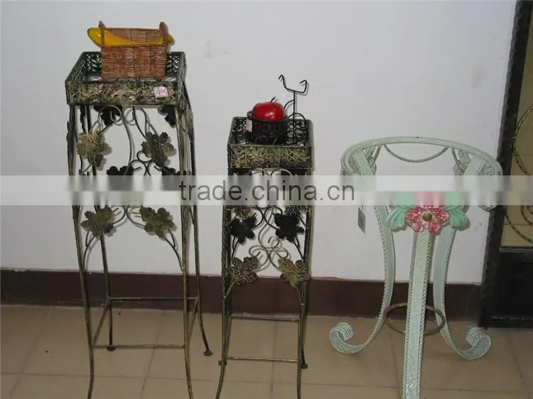 Wrought Iron Flower Shelf