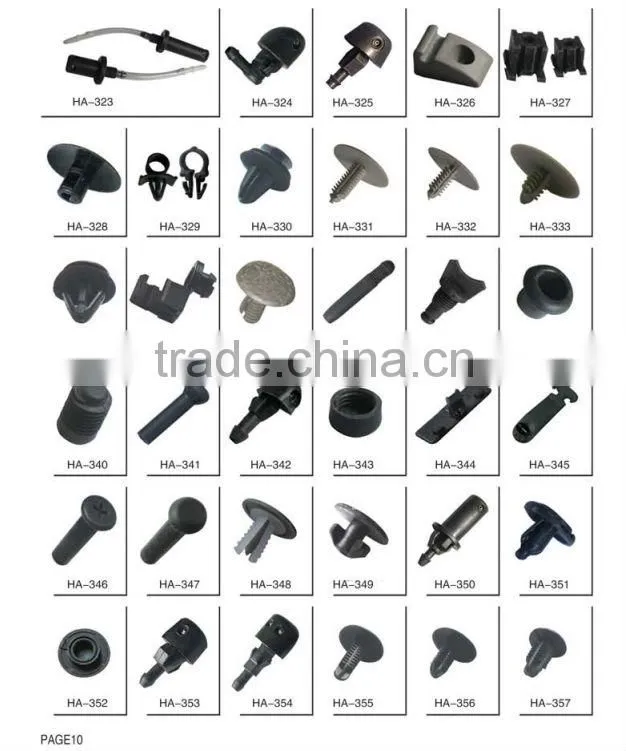 Auto Plastic Clips and Fasteners