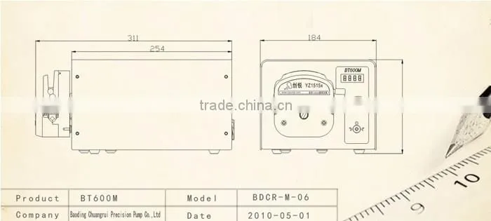 Hose Peristaltic Pump for Cosmetic Face Water Transferring