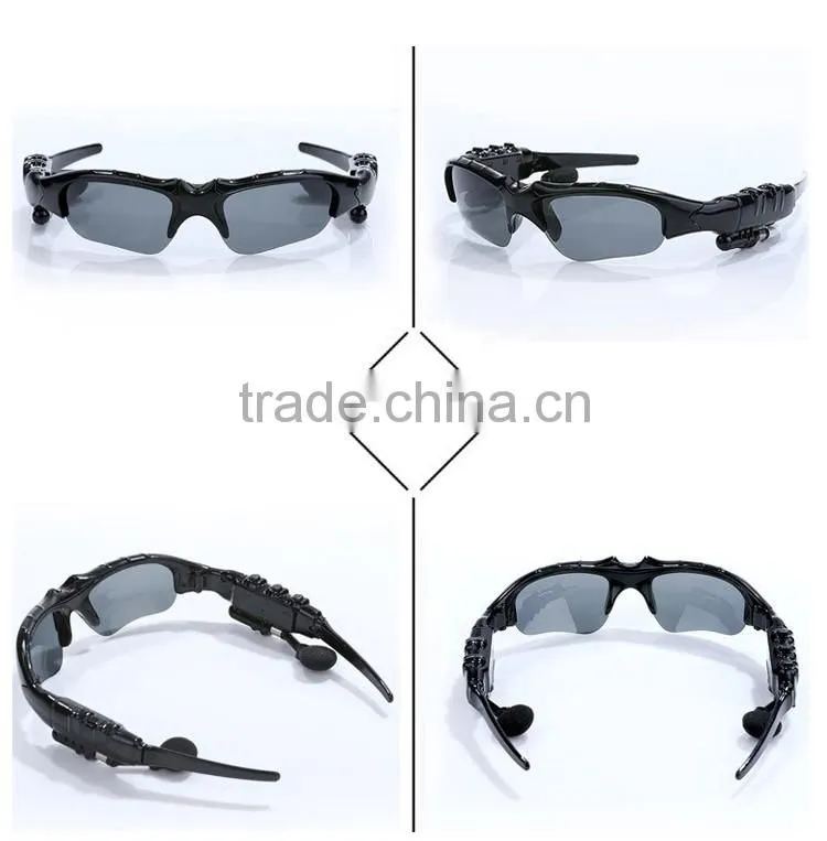 2016 New Wireless bluetooth polarized sunglasses Stereo Music Phone Call Headset for Music BT103