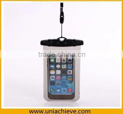 Case for iPhone 6s/6s plus Fashion Summer Mobile Phone PVC Waterproof Bag With waist belt and lanyard yellow