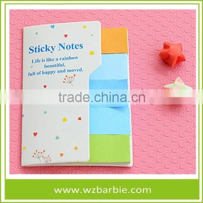 Colours Self-adhesive Removable Die-Cut Sticky Note In Memo Pad For Office