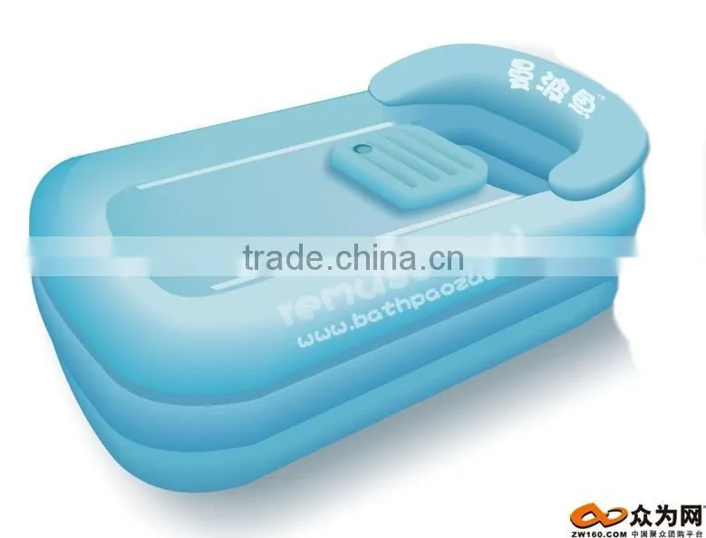 inflatable insulated bathtub for family