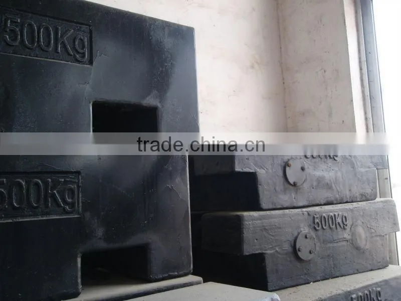 CAST IRON TEST WEIGHT 500KG 20KGS M1 CLASS
