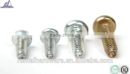 Galvanized precision acm socket pan head trilobular thread screw