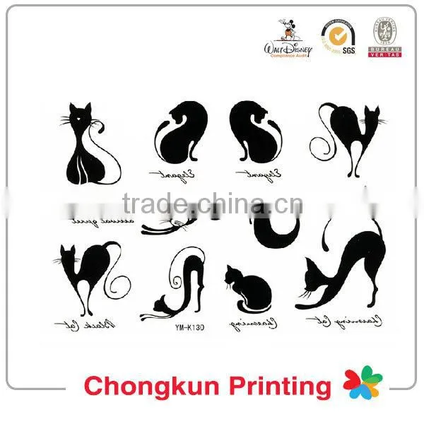 hot sale Custom body temporary new tattoo designs men