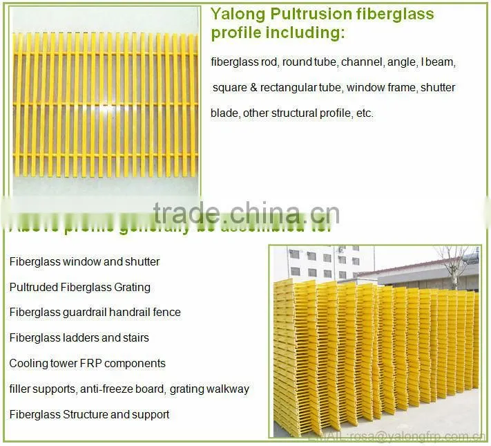 FRP grating, pultruded fiberglass grating for transformer substation, high strength and durable