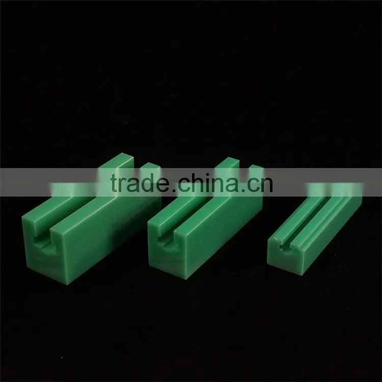 OEM wear-resisting moulding injection Tivar1000 RCH1000 PEUHMW plastic linear guide rail