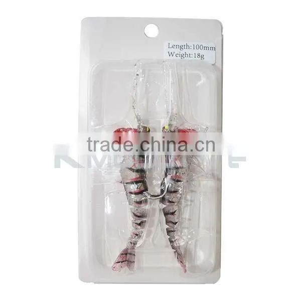 CHS007 soft plastic prawn lure for cuttle fish fishing japanese shrimp soft lure