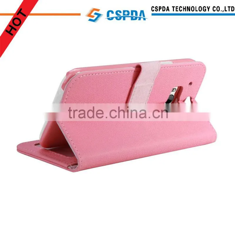 High quality wallet with standing function pu leather case for htc one2 one m8