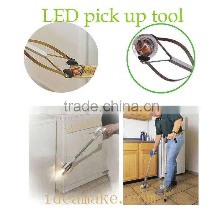 Trash Grabber with LED Light,garbage Grabber,great for indoor or out