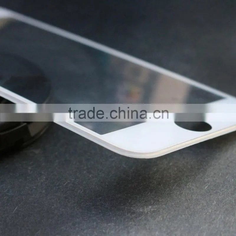 newest factory supplier 3D full mobile phones tempered glass screen protector for iphone 6