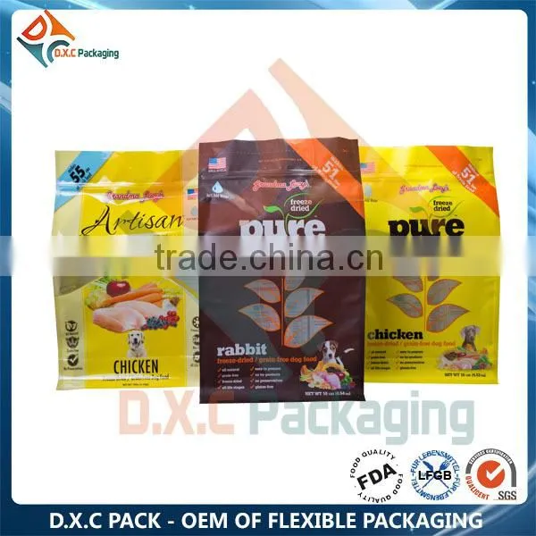 Pet Products Dog Dreat Packaging Bags With Resealable Zipper