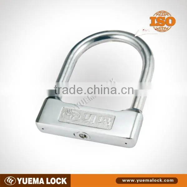 Motorbike Lock, double locking mechanism, hardened shackle, best security spinning cylinder