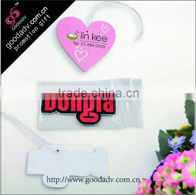 Puppy Pattern Paper Air Freshener / heart-shaped Paper Air Freshener