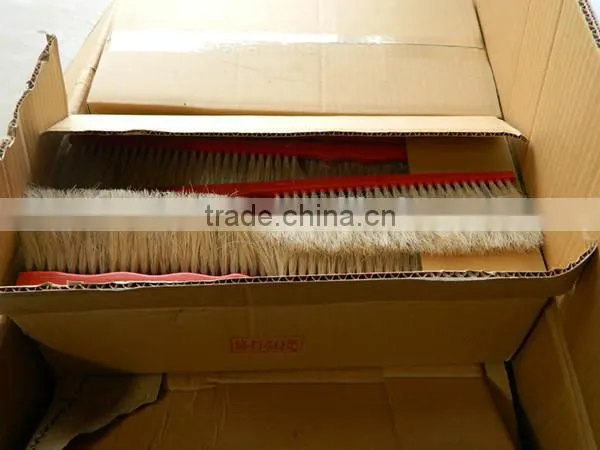 wooden hand bristle bee brush beehive use