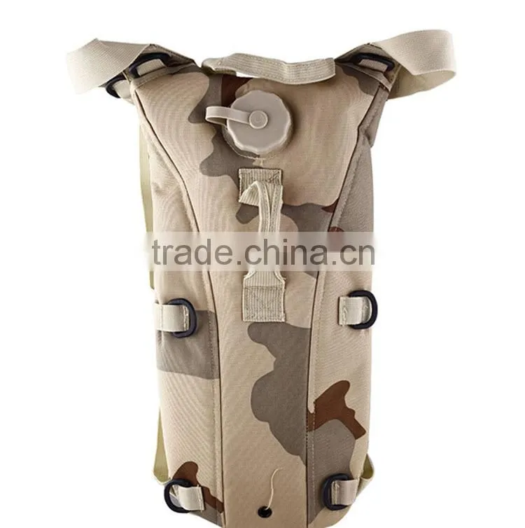 Outdoor camouflage hump tactical military water backpack