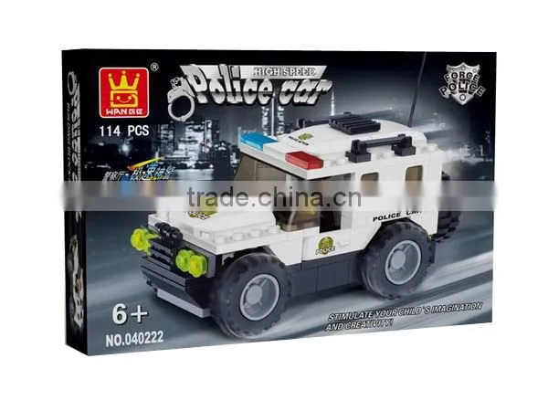 Super police patrols block set
