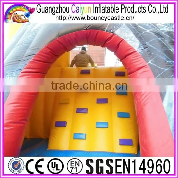 Gaint inflatable obstacle course for outdoor,Spider man inflatable obstacles