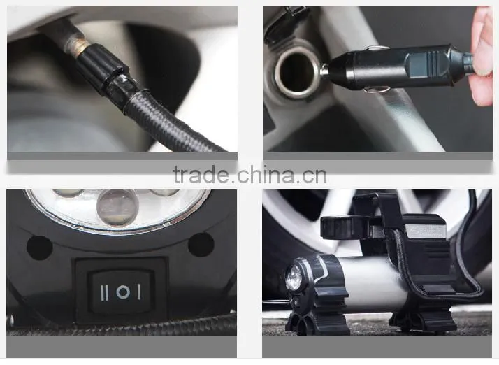 100psi Car digital tire inflator with gauge, 12v Digital Air Compressor