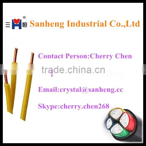 pe insulation pvc coated aluminum core agricultural buried cable