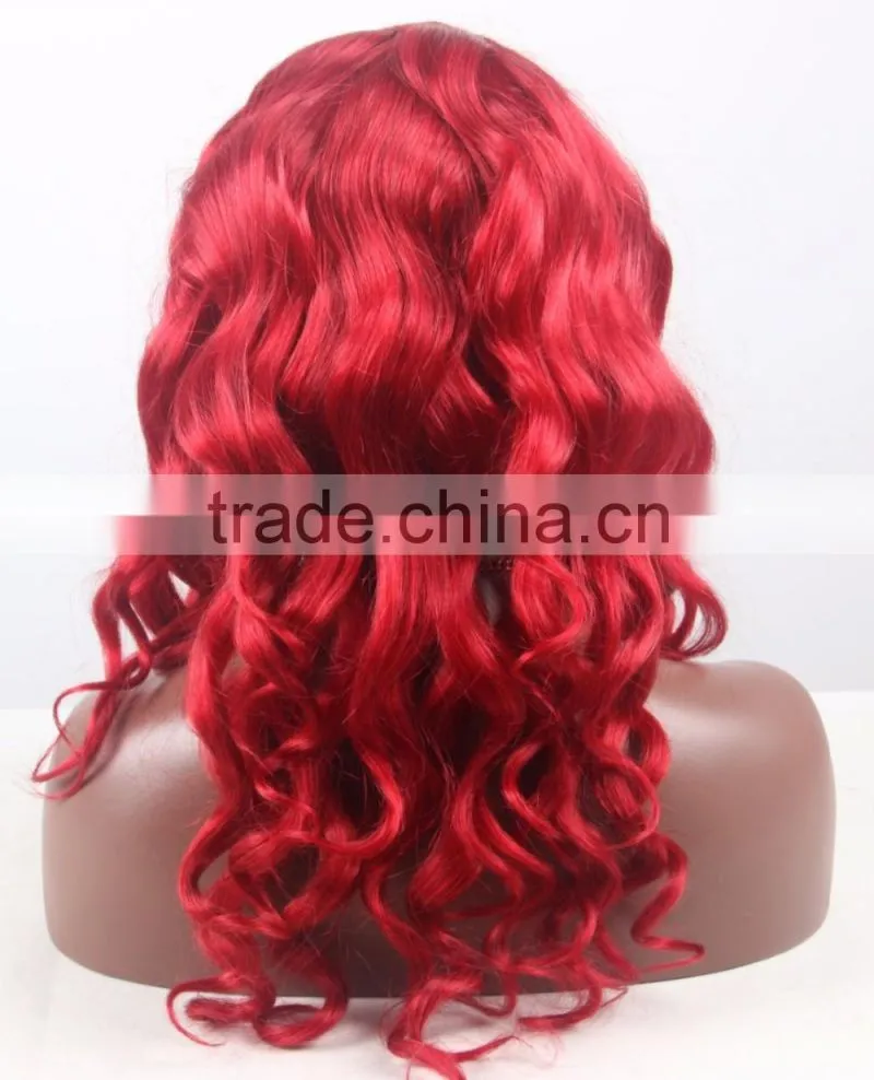 Alibaba Express Top Sale for fully hand tied Human hair Wig with full lace base in hair color #36