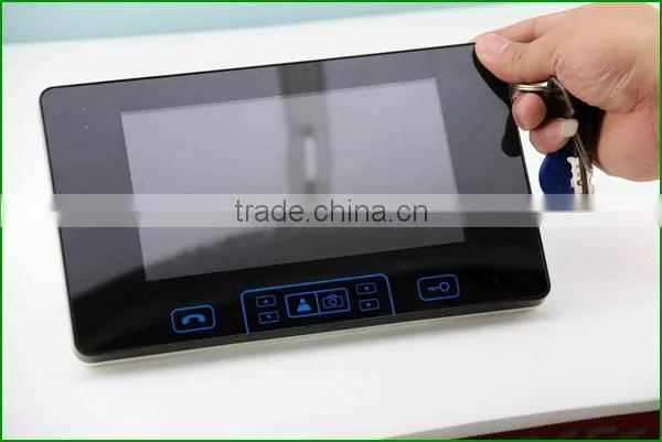 High-strength tempering glass wireless door phone intercom electronic door lock