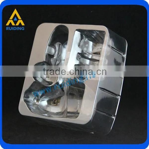 PS flock toy packaging blister tray