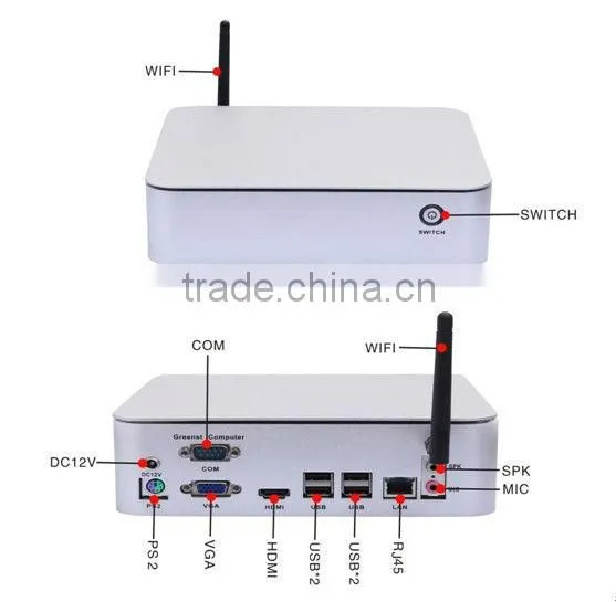 Mini Itx industrial motherboard ,POS MINI ITX Motherboard ,Hd media player 1080p can be used internet cafe,In Stock !