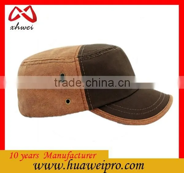 Wholesale high quality fashion sun cap 100% cotton army cap
