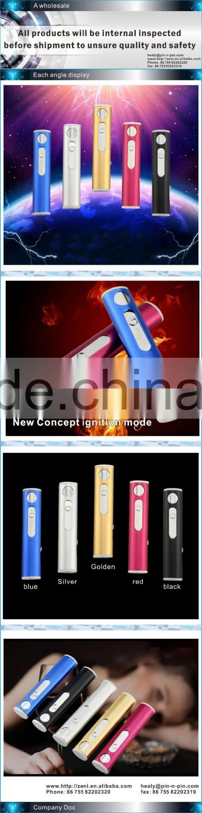 2016 Hot selling Cylinder shape electronic lighter