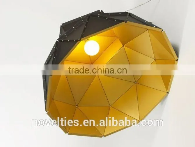 Dutch Designer Hanging Lamp Heavy Industrial Look-and-Feel Metal Triangles Pendant Lights