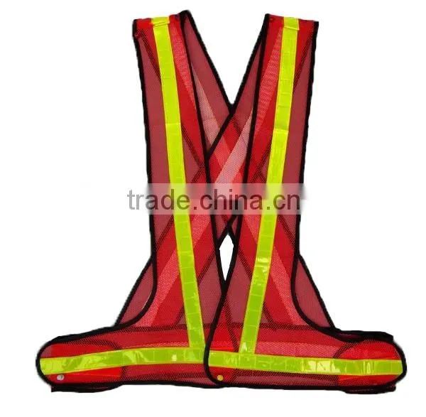 Vest Reflex Security Vest Mesh Fabric Polyester Reflective Safety Brief Vest Children